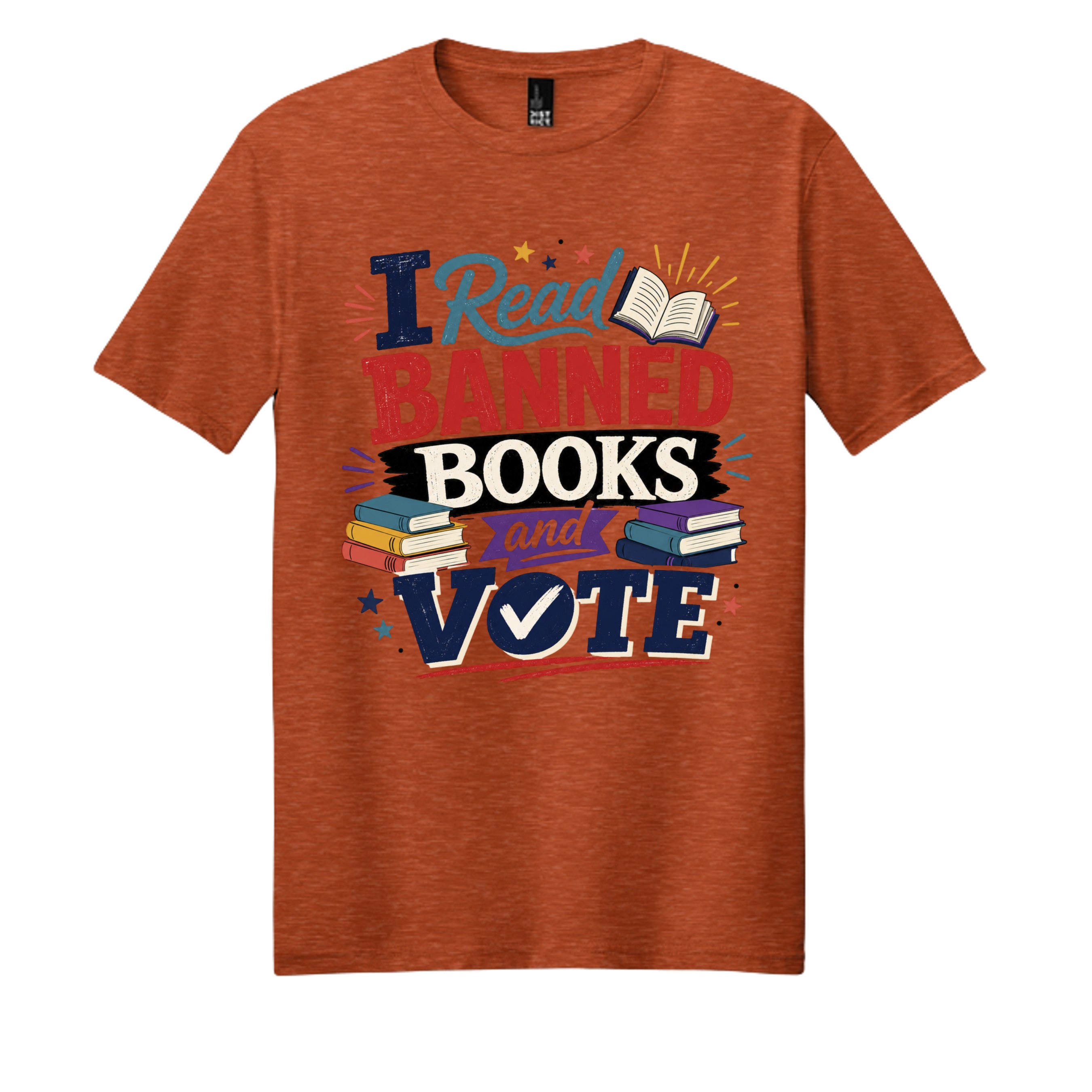 Deep Orange Heather - DM108 - FRONT
