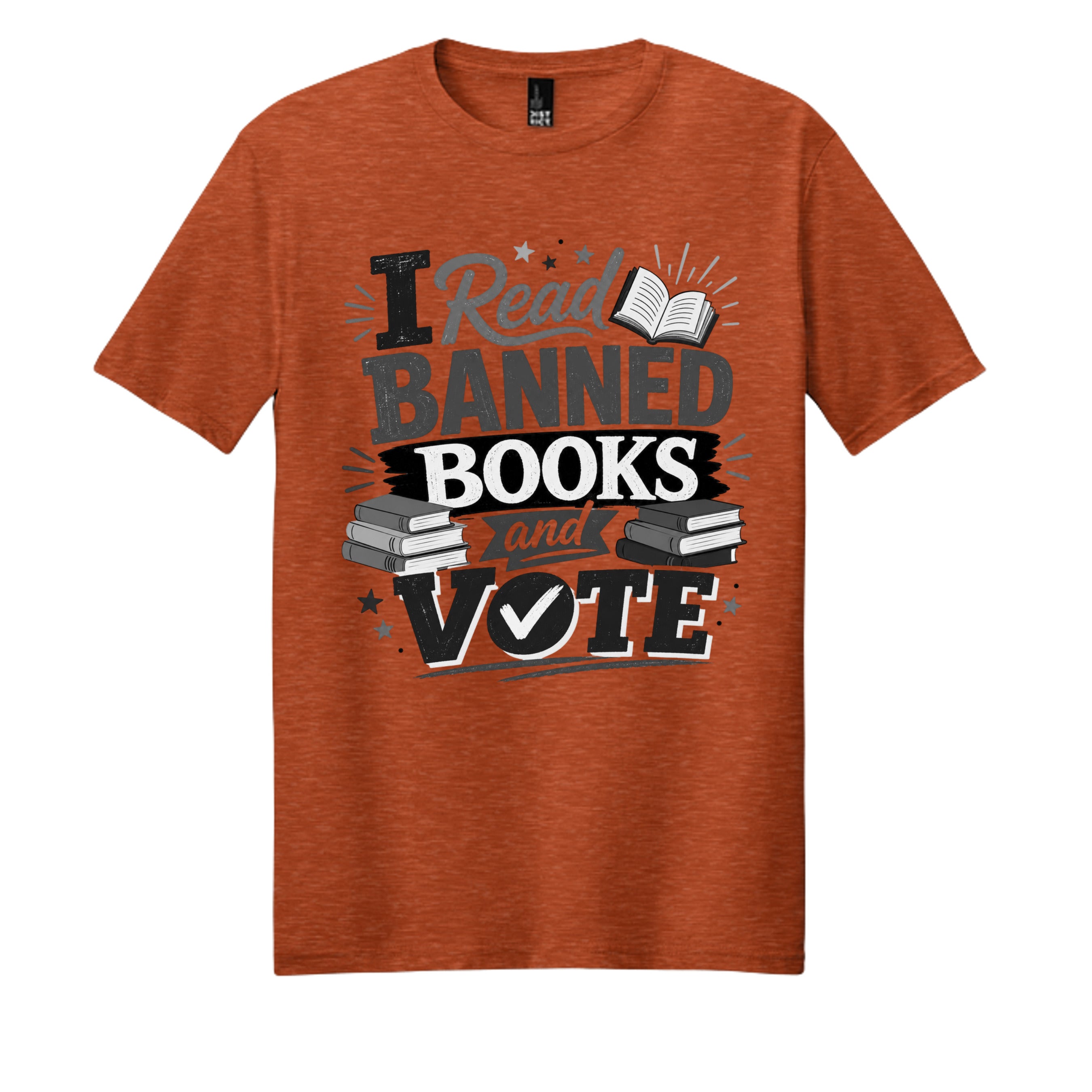 Deep Orange Heather - DM108 - FRONT